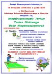 Międzywojewódzki Turniej Tenisa Stołowego Osób Niepełnosprawnych 